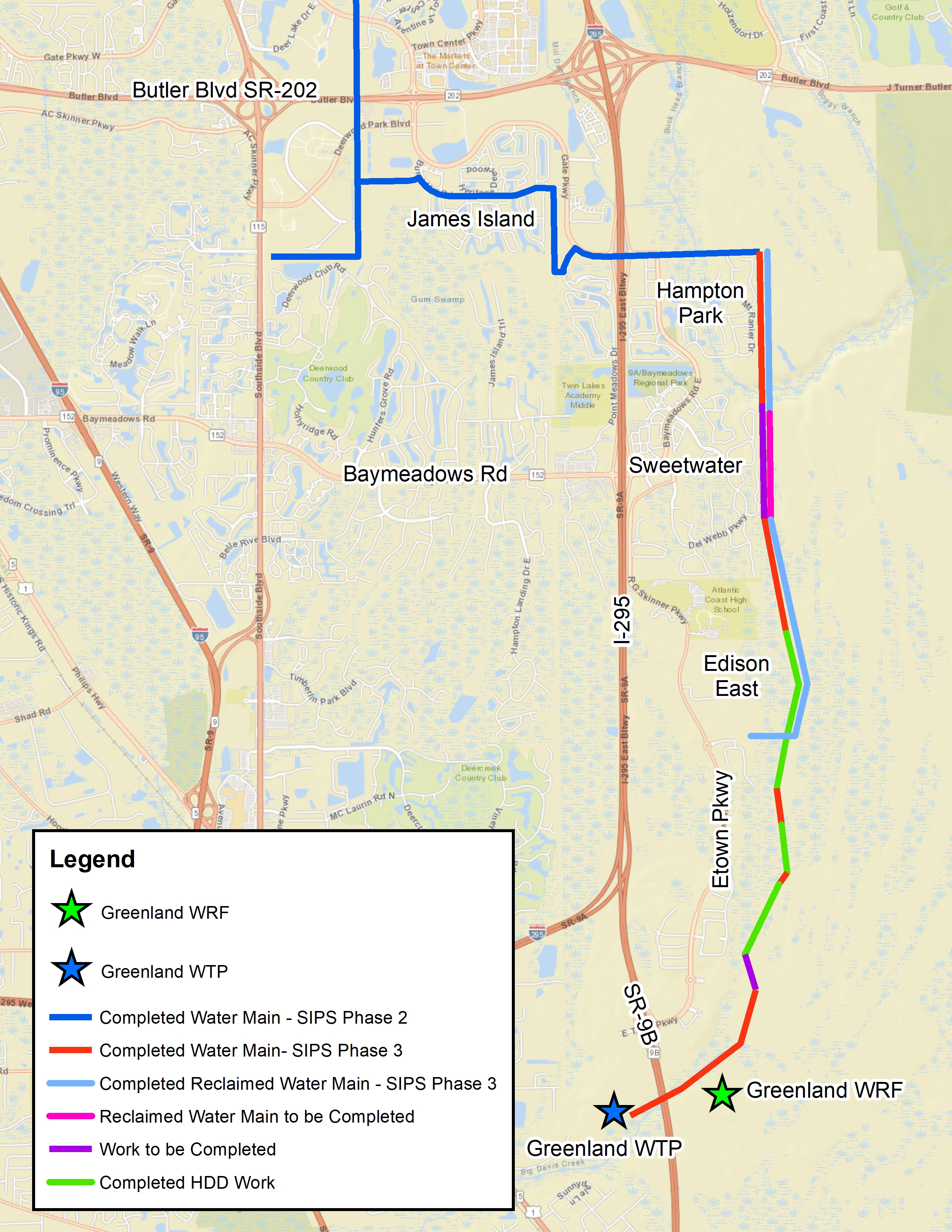 SIPS 3 Project Progress Map SIPS 3 Project Progress Map